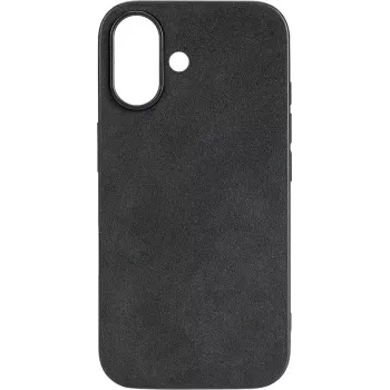CYOO capa Alcantara para Apple iPhone 16 Plus, preto CY123616