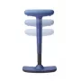 TRENDOFFICE BY DAUPHIN TO SWIFT cadeira giratória cadeira de escritório, tecido azul, estrutura em alumínio polido 9299KOBFWKOBS73GSR10UGS165014
