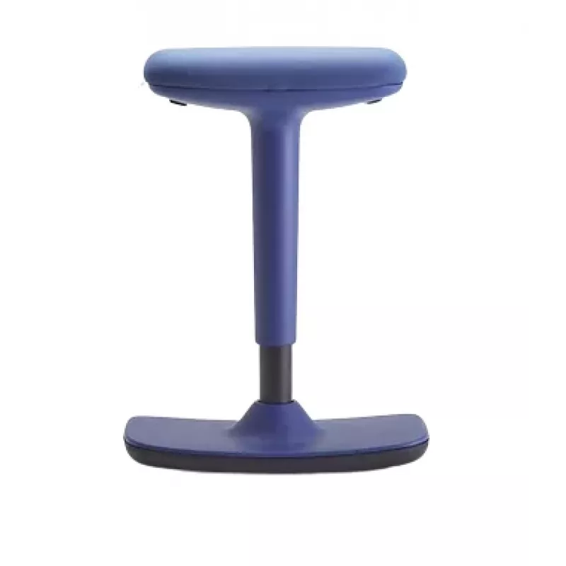TRENDOFFICE BY DAUPHIN TO SWIFT cadeira giratória cadeira de escritório, tecido azul, estrutura em alumínio polido 9299KOBFWKOBS73GSR10UGS165014