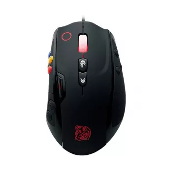 Thermaltake Tt eSPORTS VOLOS Rato gaming laser, 8200 DPI, 14 botões, com fios, preto