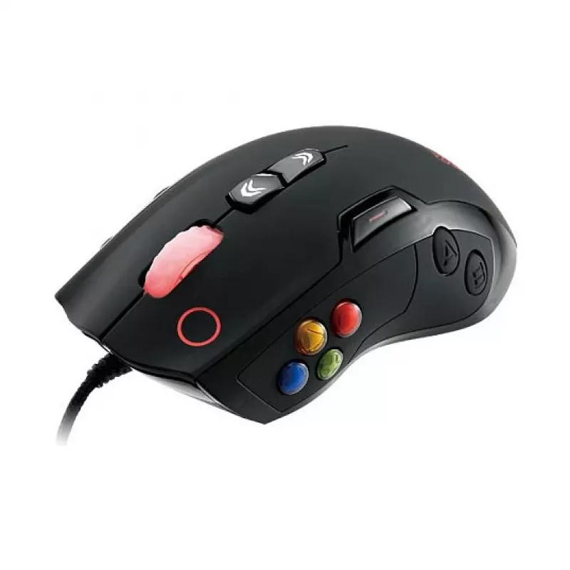Thermaltake Tt eSPORTS VOLOS Rato gaming laser, 8200 DPI, 14 botões, com fios, preto