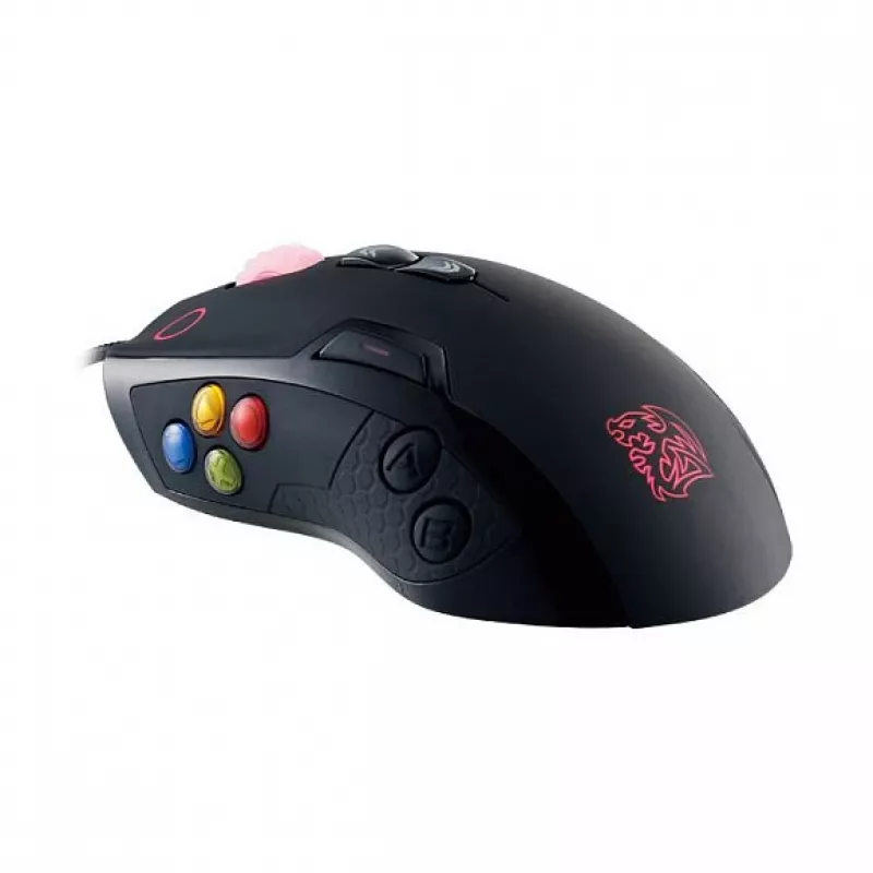 Thermaltake Tt eSPORTS VOLOS Rato gaming laser, 8200 DPI, 14 botões, com fios, preto