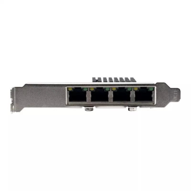 Placa de rede EXSYS EX-6083 PCIe x4 Gigabit Ethernet 4 portas Low-Profile