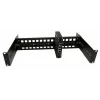 Kit de montagem em calha DIN EXSYS, 2U, 19 polegadas, calha DIN 35 mm, preto EX-6090