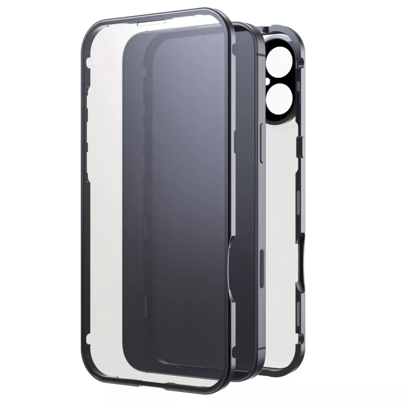 Black Rock Capa 360° em vidro para Apple iPhone 16 Plus, preto 00228104