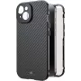 Black Rock Capa 360° em vidro para Apple iPhone 16, fibra de carbono verdadeira (00228085)