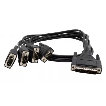 Cabo EXSYS Octopus com 4 x 9 pinos, 1 metro de comprimento (EX-OPTC44-9-100)