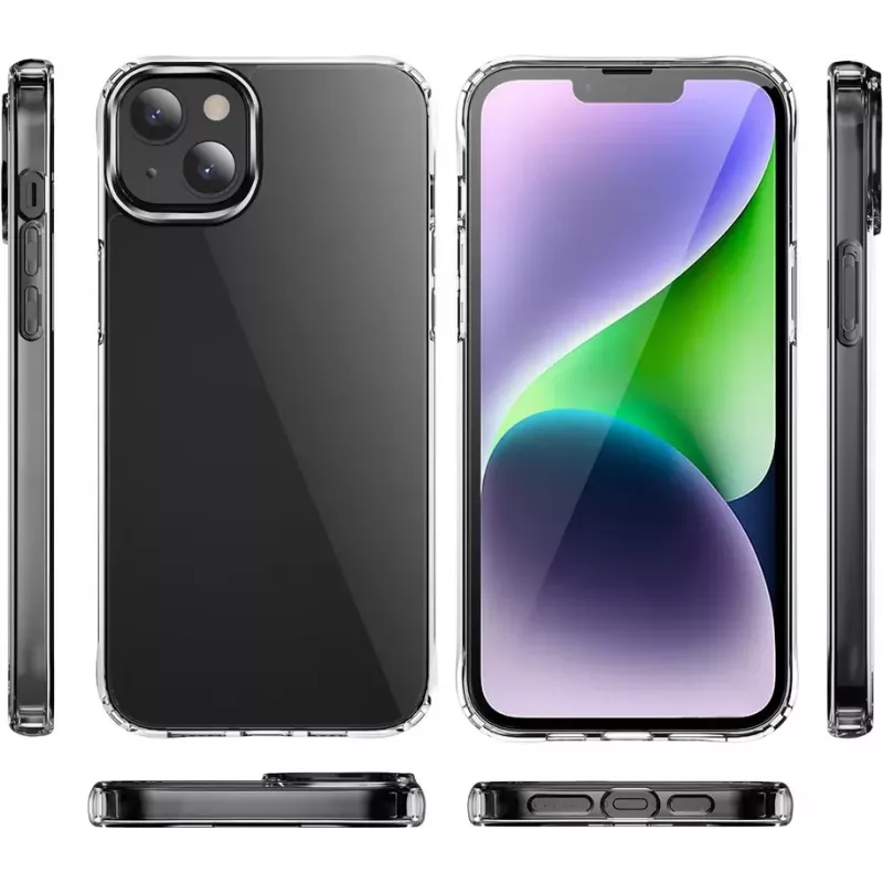 Capa de silicone CYOO para Apple iPhone 15 Pro transparente (CY123232)