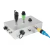 EXSYS EX-49544 adaptador Ethernet industrial de conector macho M12 codificação X de 8 pinos para conector fêmea RJ45 IP67, 10 Gbps