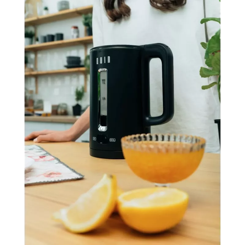 QUIN KTL-202 Chaleira elétrica, 1,5 L, preto