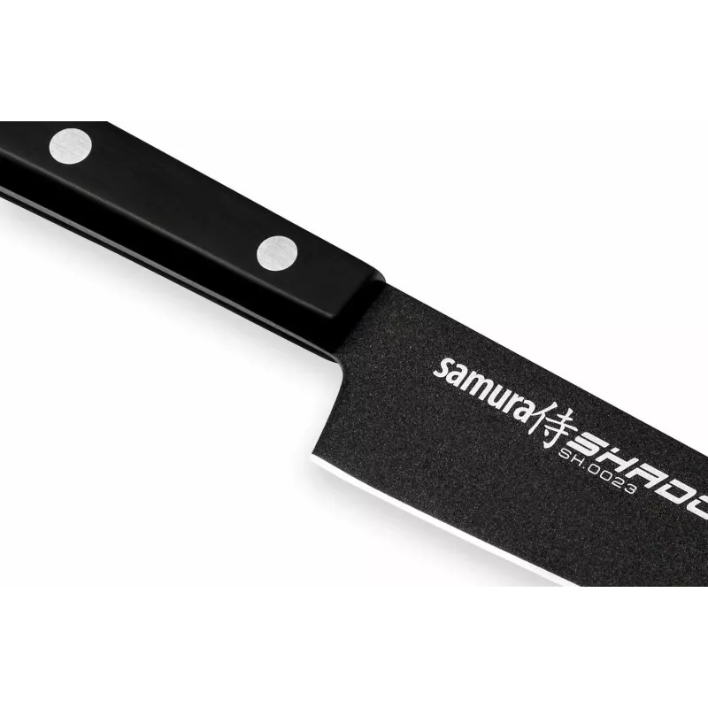 SAMURA Shadow Faca universal 150mm aço inoxidável AUS-8 preto