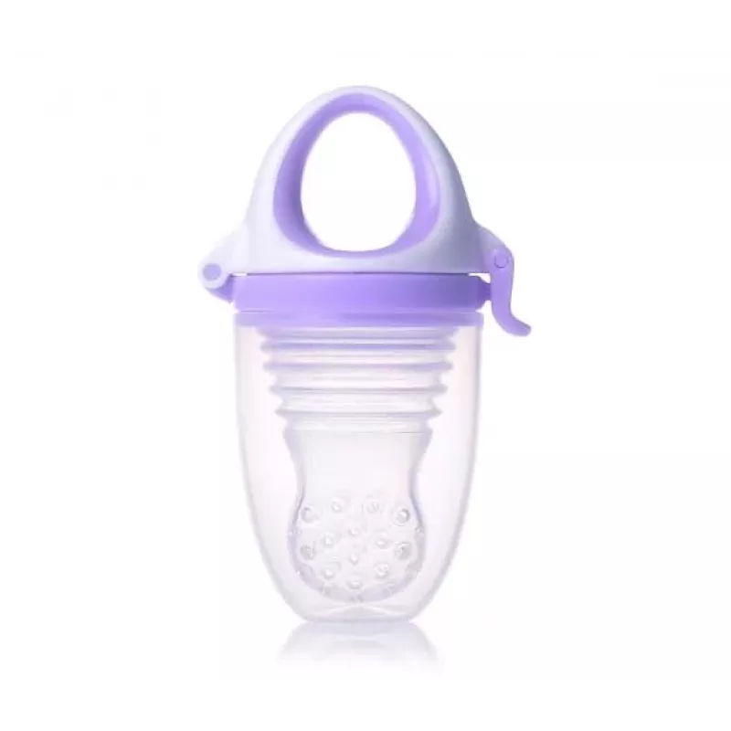 Kidsme Food Feeder Plus Dispositivo de alimentação para bebé a partir dos 6 meses, lavanda