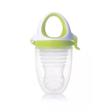 Kidsme Food Feeder Plus Alimentador de papas para bebé a partir dos 6 meses, lima