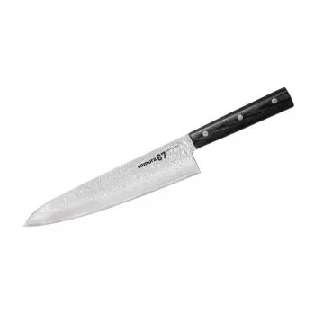 SAMURA faca de fatiar Damascus 208 mm