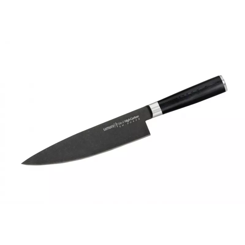 SAMURA conjunto de 3 facas de cozinha, MO-V, Stonewash