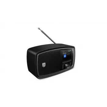 Philips Century rádio portátil, preto
