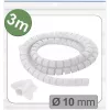 Quadrios 25CA743 manga de malha expansível, PET, branco, 3 m, feixe máx. 10 mm