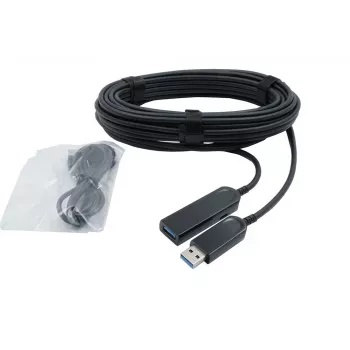 EXSYS Cabo ótico ativo (AOC) USB 3.2 Gen 1 10m, USB-A para USB-A, preto EX-K1691
