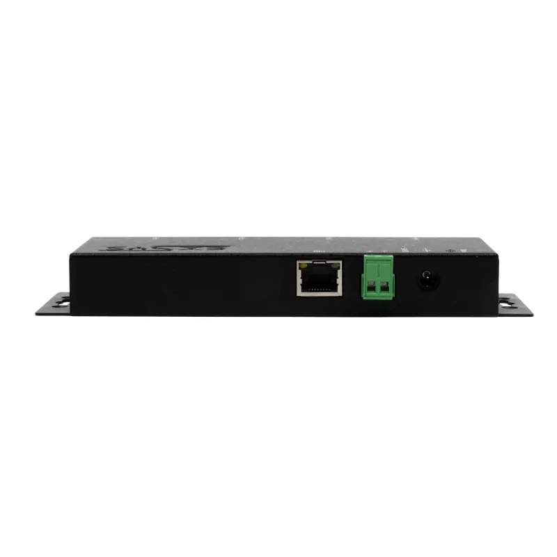 EXSYS EX-6164 Servidor de dispositivos série RS-232 de 4 portas, Ethernet para série, metal, 10/100 Mbps, Virtual COM