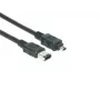 EXSYS Cabo FireWire 1394a 6-Pin para 4-Pin, 1,5 m, preto EX-K6810
