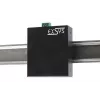 EXSYS EX-12274HMS Hub industrial USB 3.2 Gen 2x1 de 4 portas em metal, 10Gbps, 15KV ESD, montagem na parede/calha DIN
