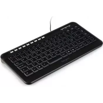 DSIT TB-602 Teclado mini Targus com USB, layout EUA/Nórdico, para racks de servidores de 19 polegadas
