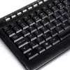 DSIT TB-602 Teclado mini Targus com USB, layout EUA/Nórdico, para racks de servidores de 19 polegadas