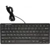 DSIT TB-602 Teclado mini Targus com USB, layout EUA/Nórdico, para racks de servidores de 19 polegadas