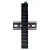 EXSYS EX-11290HMS Hub USB 3.2 Gen 1 de 10 portas com fonte de alimentação 12V/5A