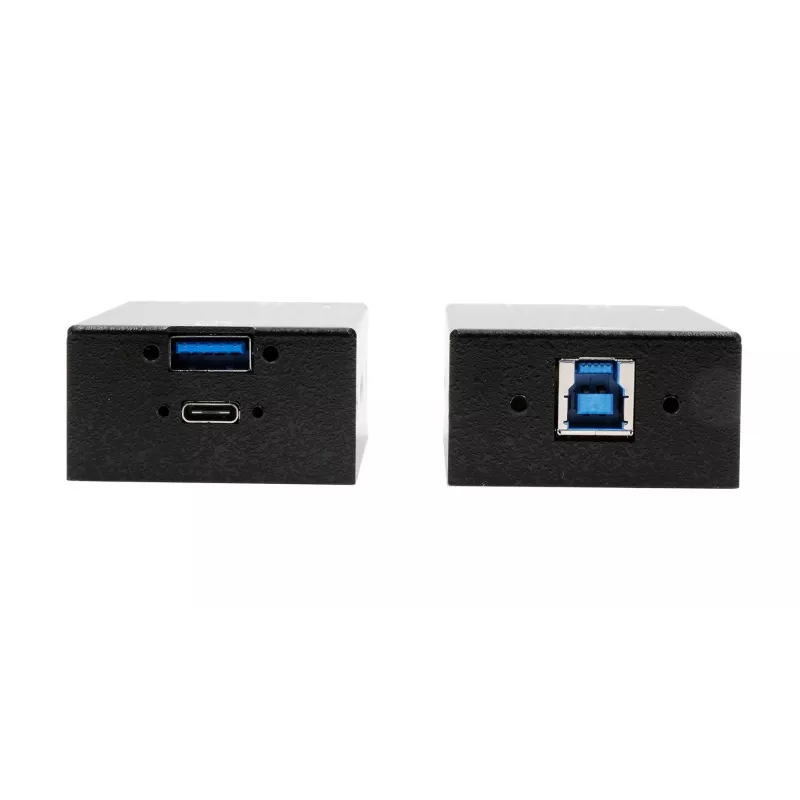 EXSYS EX-1448MM Extensor USB 3.2 Gen1 de 2 portas através de cabo de fibra ótica multimodo até 300 m