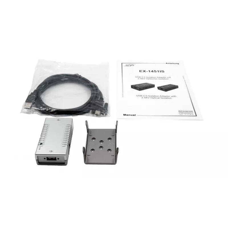 EXSYS EX-1451IS Adaptador de Isolamento Ótico USB 2.0 com Isolamento de 2,5KV