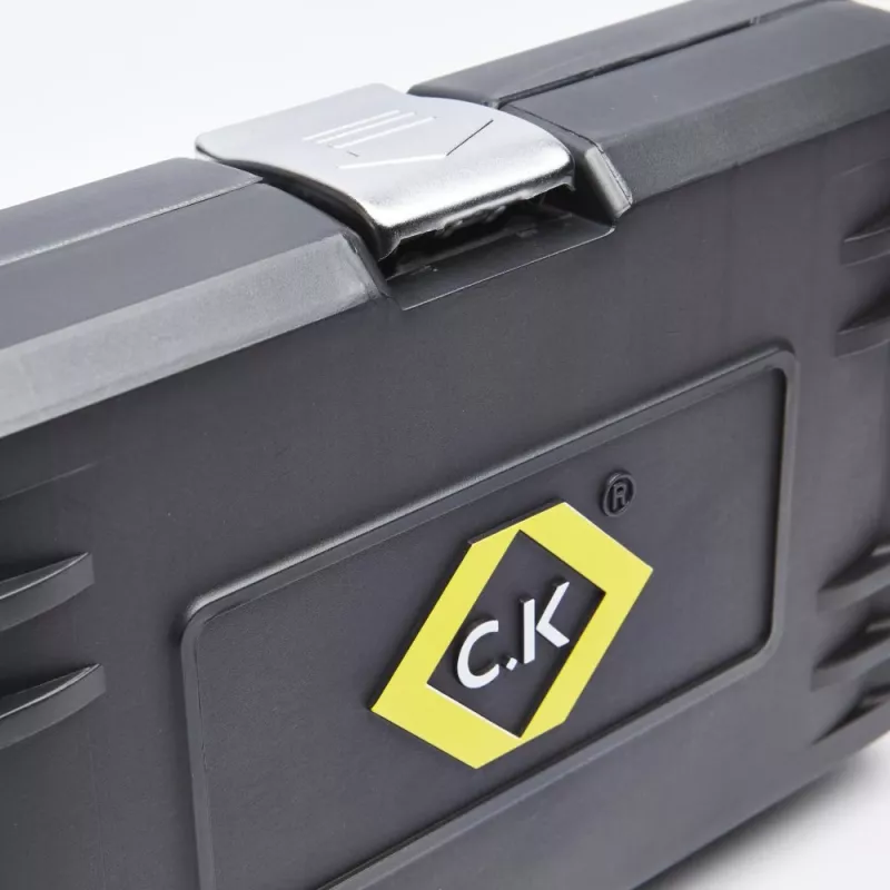 C.K Tools T4660 Conjunto de Chaves de Caixa Métricas de 36 Peças com Encaixe de 1/4 polegadas, Catraca de 72 Dentes e Bits