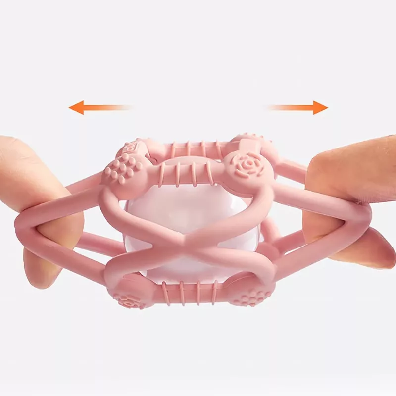 Kidsme Bola de Morder de Silicone, Rosa
