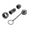 EXSYS EX-49504 M12 Codificação A 8 Polos Conector Macho para Conector Fêmea RJ45 Adaptador Ethernet Industrial, IP67