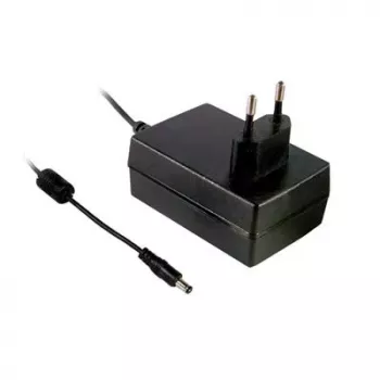 MEAN WELL GSM36E12-P1J Fonte de Alimentação Médica, 12V DC 3A 36W, Ficha EU, Ficha DC Oca de 2,1x5,5mm
