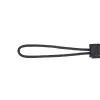 C.K Tools T8007 cabo de segurança para ferramentas com anel em D e mosquetão, laço ajustável, carga máx. 5 kg, 1,2 m, preto/amarelo