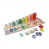 Gerardo's Toys GT61203 brinquedo de enfiar animais de madeira para crianças a partir de 3 anos