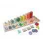 Gerardo's Toys GT61203 brinquedo de enfiar animais de madeira para crianças a partir de 3 anos