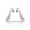 Philips TAK4607GY/00 auscultadores sem fios open-ear para crianças, condução óssea, IPX5, branco