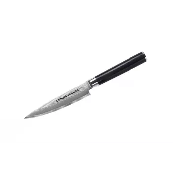 SAMURA Damascus faca universal 125 mm, núcleo VG-10 de 67 camadas, cabo G-10