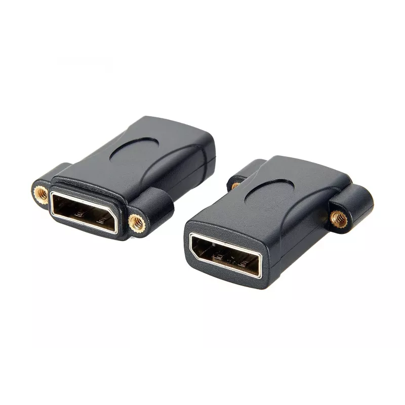 EXSYS EX-49304 adaptador DisplayPort fêmea para fêmea para montagem em painel, aparafusável, 8K 60Hz