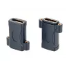 EXSYS EX-49304 adaptador DisplayPort fêmea para fêmea para montagem em painel, aparafusável, 8K 60Hz