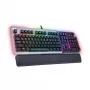 Thermaltake Argent K5 teclado gaming mecânico - Cherry MX Speed Silver, RGB, layout alemão