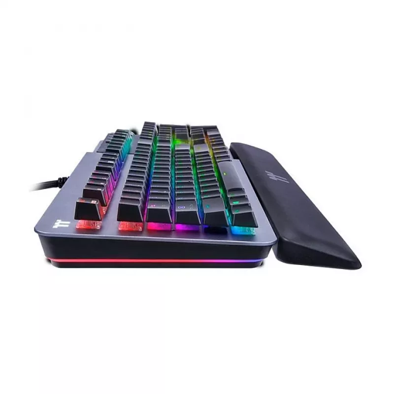 Thermaltake Argent K5 teclado gaming mecânico - Cherry MX Speed Silver, RGB, layout alemão