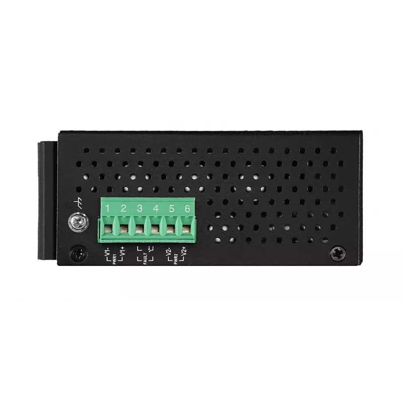 EXSYS EX-6226POE switch industrial Gigabit PoE+ de 8 portas, 12-36VDC, calha DIN