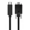 EXSYS Cabo USB-C para USB-C 3.2 Gen 2x1 com parafusos de fixação, 2m, preto EX-K1591V-2.0