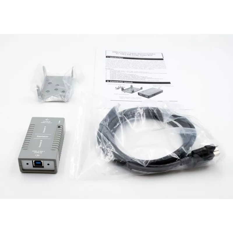 EXSYS EX-1452IS Adaptador de isolamento USB 3.2 Gen1 com isolamento ótico 3KV