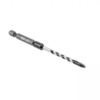 Broca para azulejos C.K Tools T3115 055 com ponta de metal duro 5,5 mm, encaixe sextavado de 1/4