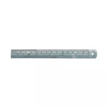 C.K Tools Régua de aço inoxidável, 150 mm / 6 polegadas, graduação em mm e polegadas (T3530 06)