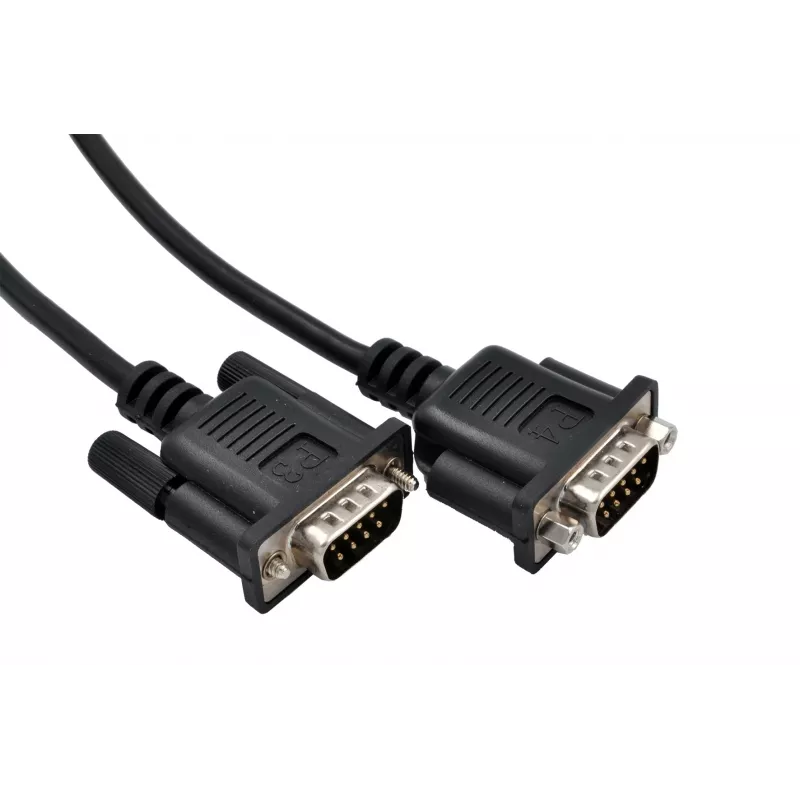 EXSYS EX-OPTC44-9-SM Cabo Octopus 4 x 9 Pin Serial RS-232 Cabo breakout, ficha HD44 macho para 4x fichas DB9 macho, 0,6m, preto